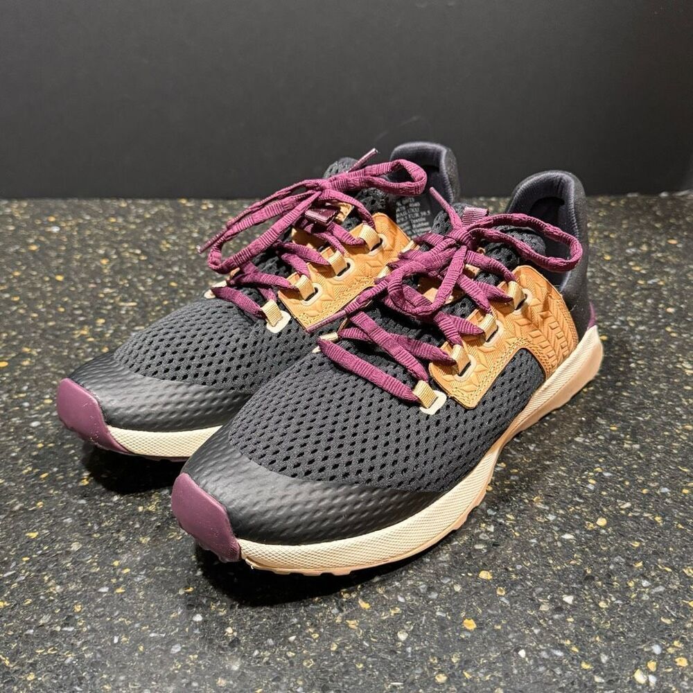 OluKai Black and Tan Athletic Shoes